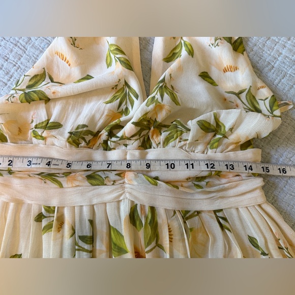 FARM Rio Cream Halter Tie Maxi Dress - Picture 10 of 10